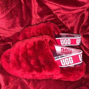 UGG fluffy slippers